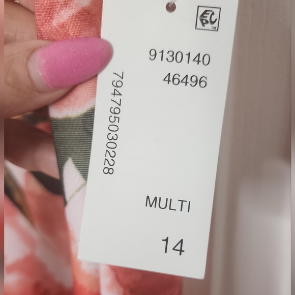 Womans S.L Fashions Floral Dress NWT - Picture 5 of 7